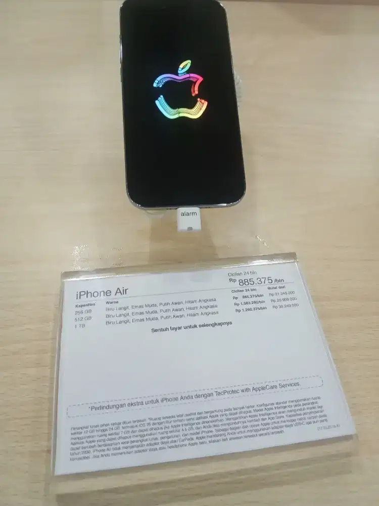 Promo cicilan iphone air bunga 0% free2x cicilan