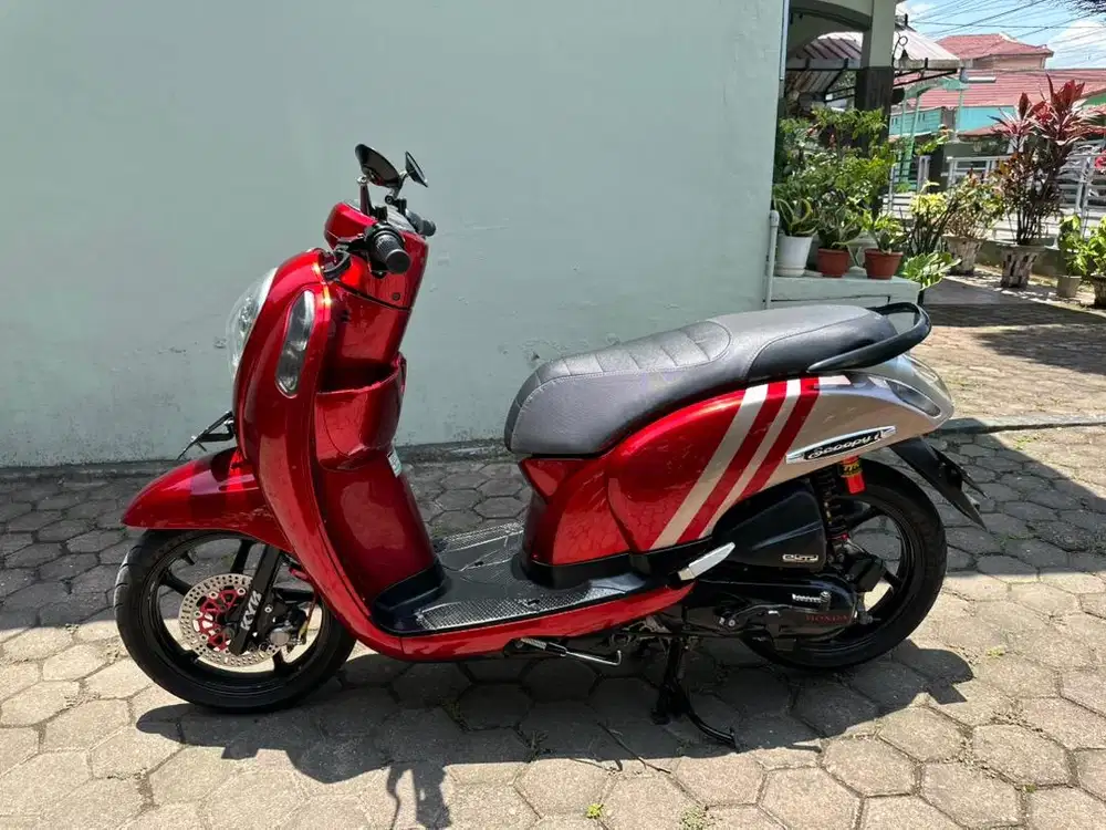 Honda Scoopy tahun 2016 mulus KM 10 ribu, Pajak Hidup Siap Pakai