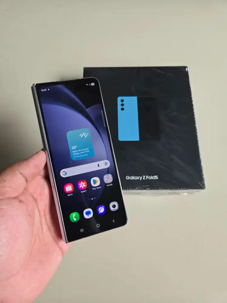 Samsung Z Fold 5 512gb 5G Icy Blue SEIN Resmi Indo Normal Mulus Murah