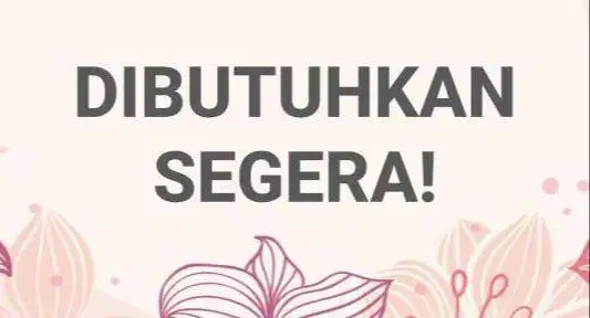 Dicari ART Momong (Nginep) - Bekasi