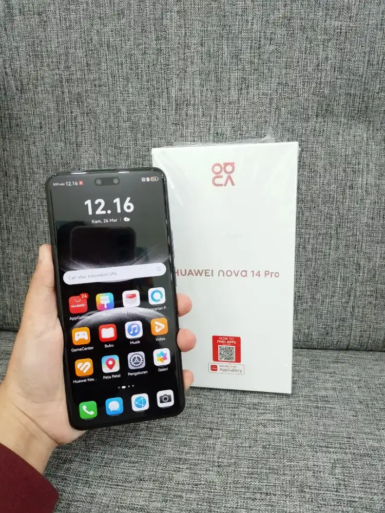 Huawei nova 14 pro 12/512 Fulset ori resmi sein 1 bulan pakai