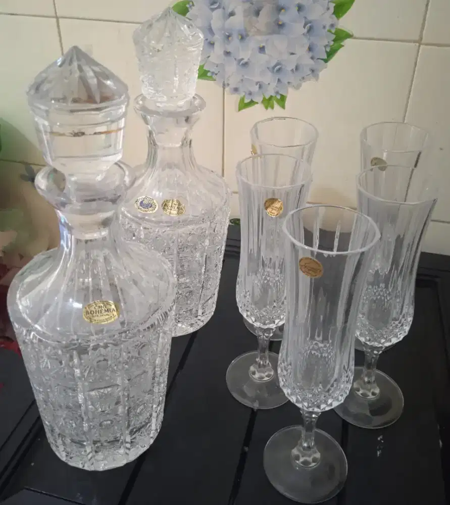 Lead crystal from OMG Bohemia Hand Cut Made in Czech Republic