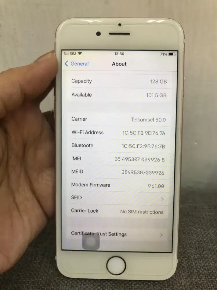 Iphone 6s Rose Gold 128 Gb