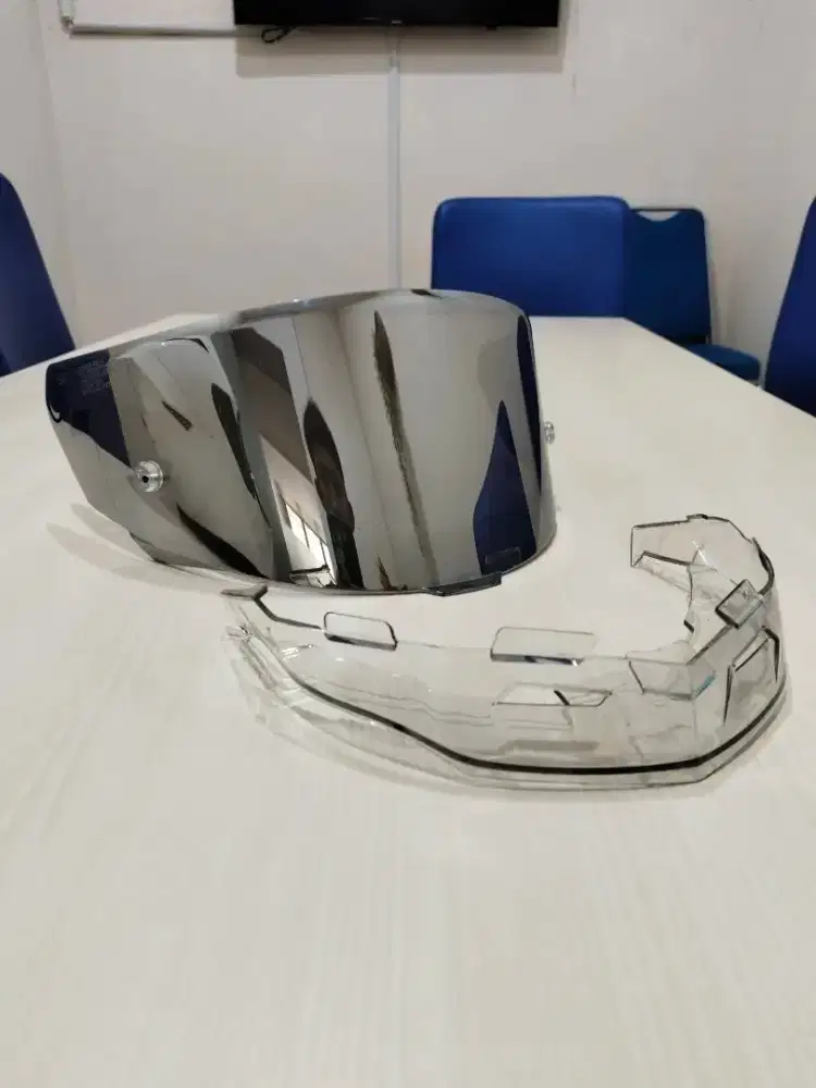 VISOR IRIDIUM SILVER & SPOILER RTF