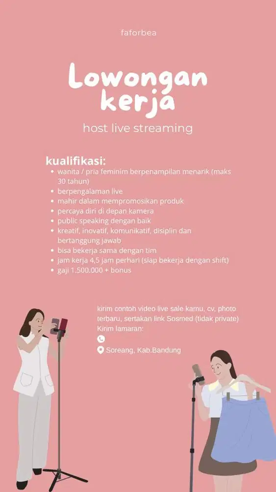 Dibutuhkan hostlive