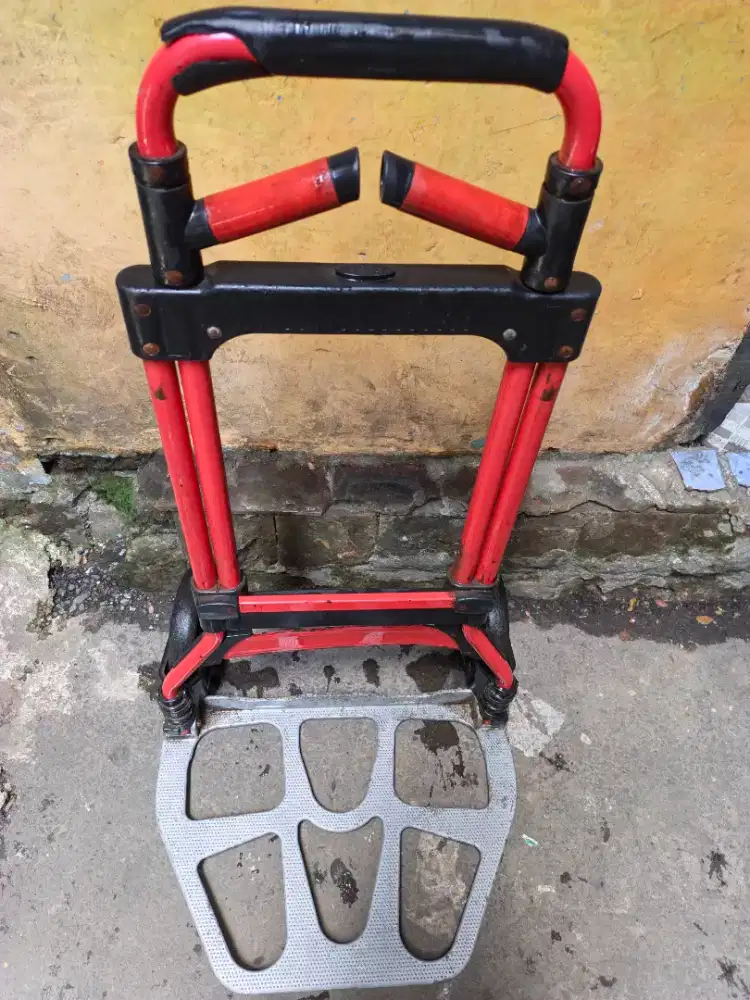 Troli lipat bisa panjang pendek, stabil tidak goyang