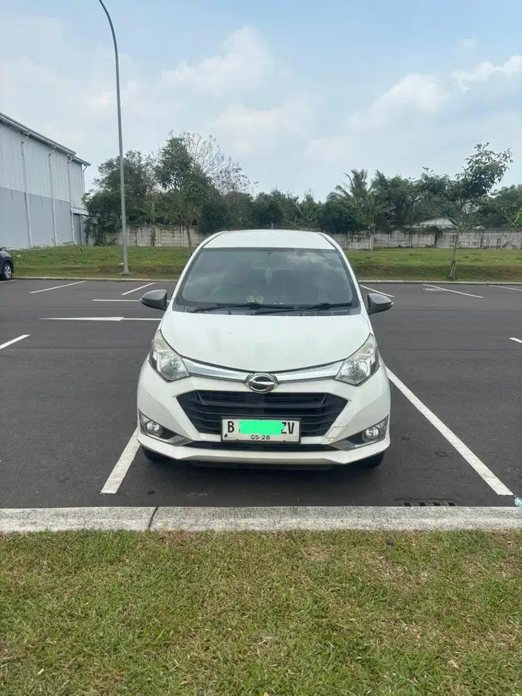 Daihatsu Sigra R 2018 Manual warna putih Km 40rb siap pakai