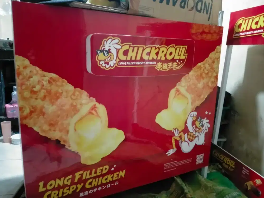 di jual cepat booth usaha chickroll