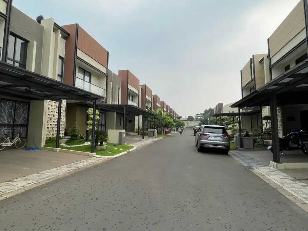 Dijual Rumah Cluster Carson Full Renov Hoek Banci Gading Serpong Tangerang