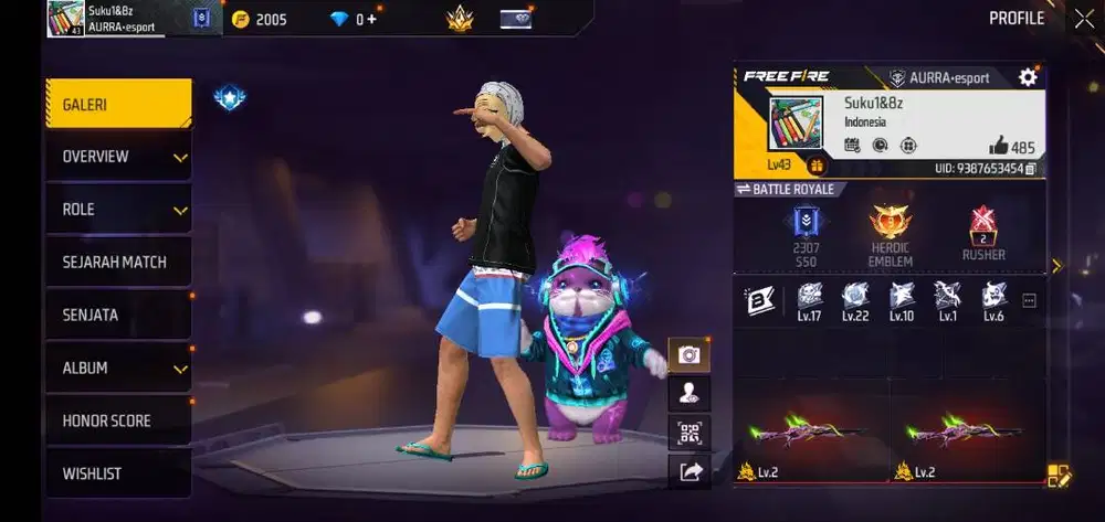 JB akun murah amanah