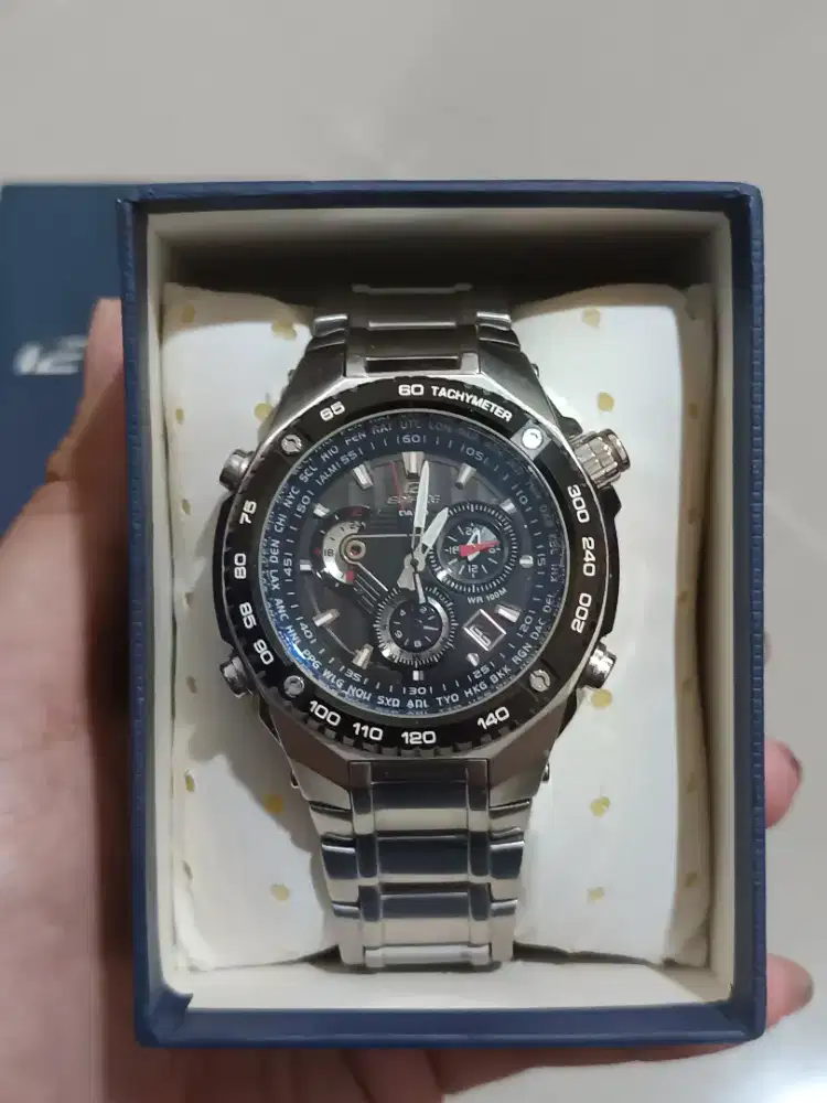 Jam Tangan Pria Edifice Ori Murah Mulus Lengkap