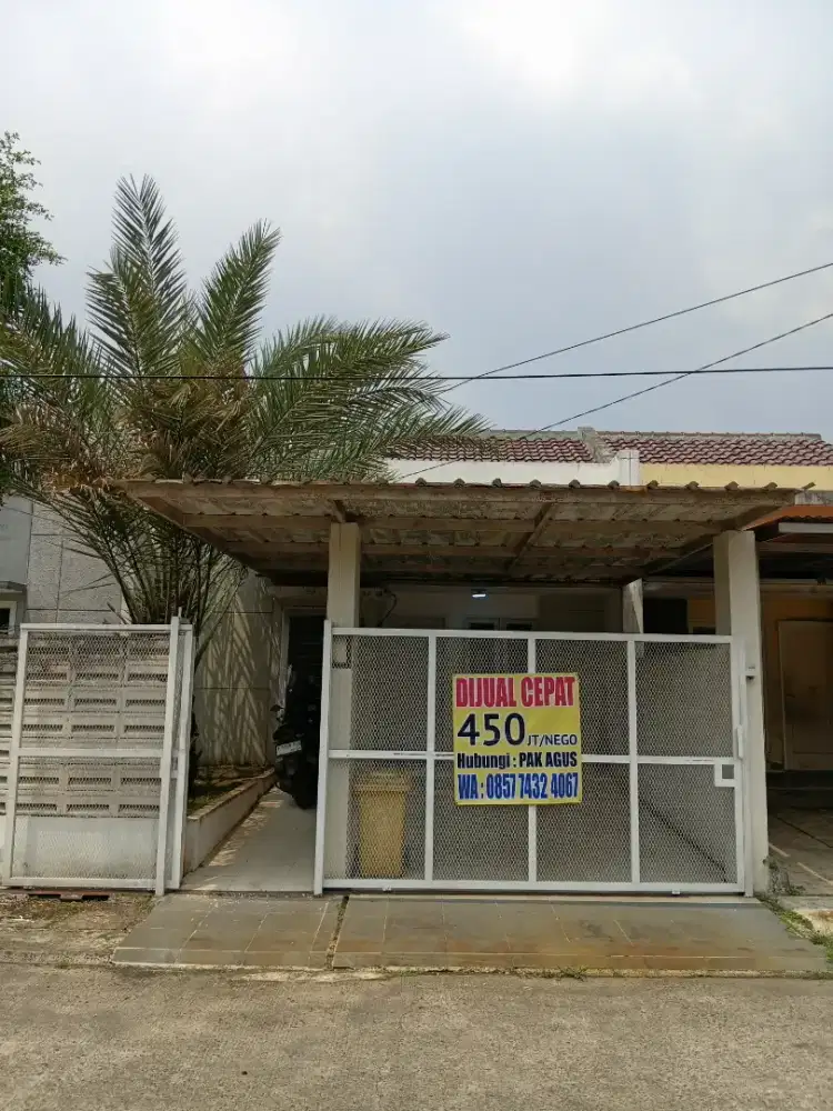 JUAL CEPAT BU  Rumah strategis belakang mall Ciplaz Parung