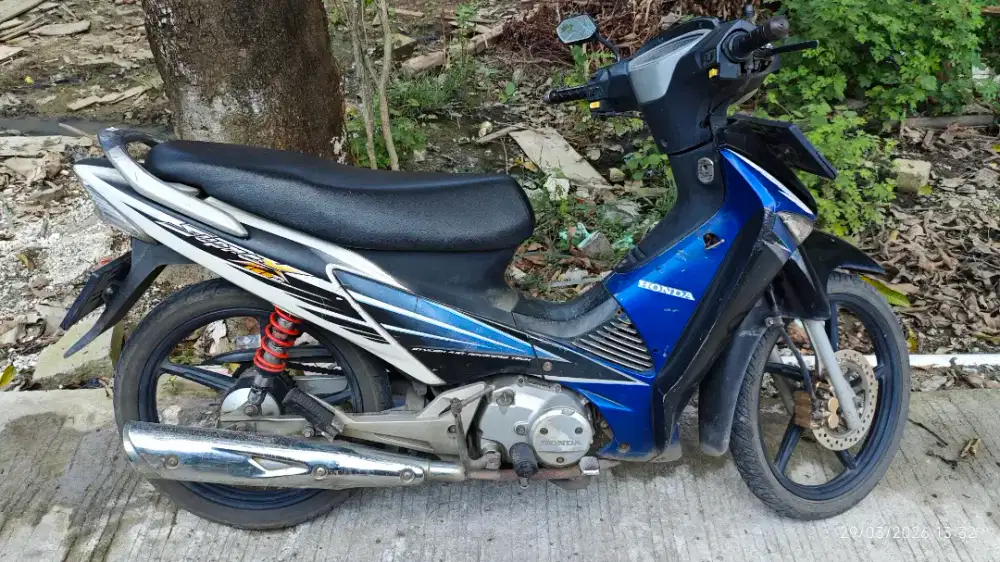 Honda supra x 125 blue 2006