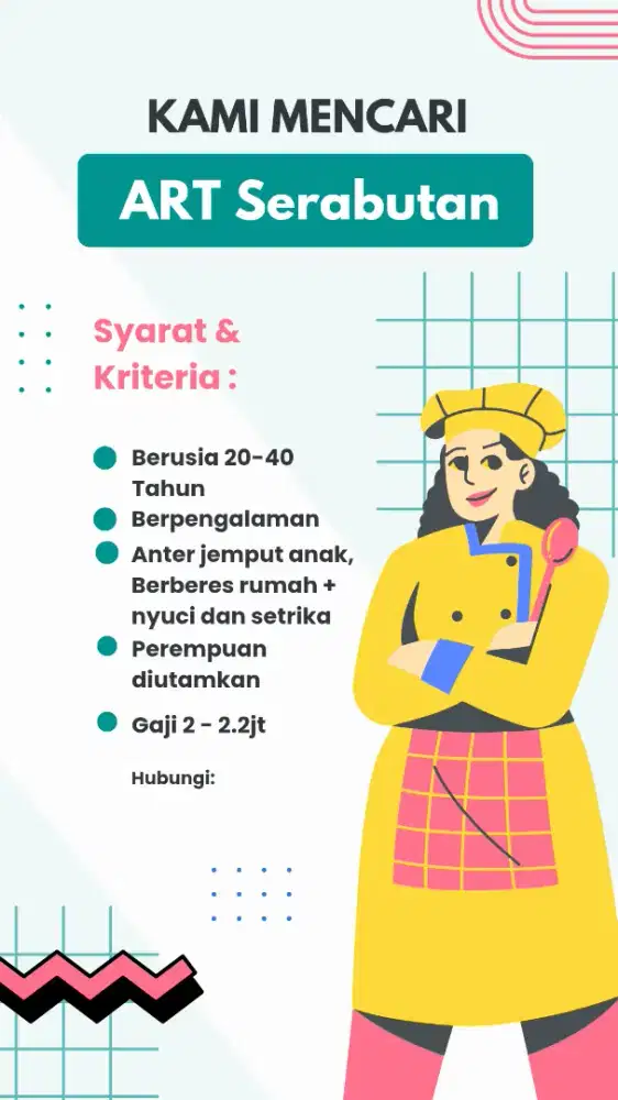 Dibutuhkan ART serabutan