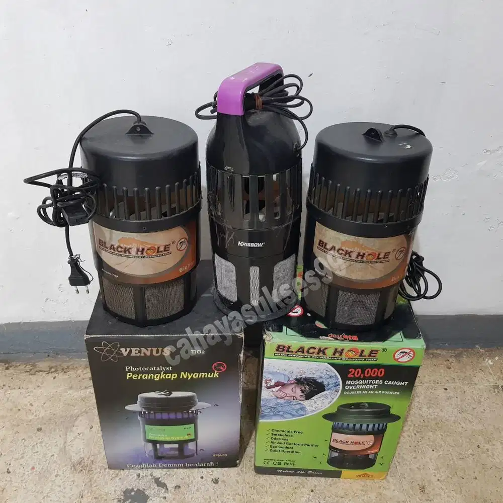 Perangkap Nyamuk Black Hole dan Krisbow Second Kondisi Mati