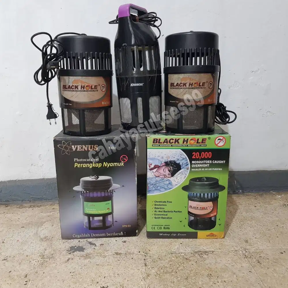 Perangkap Nyamuk Black Hole dan Krisbow Second Kondisi Mati