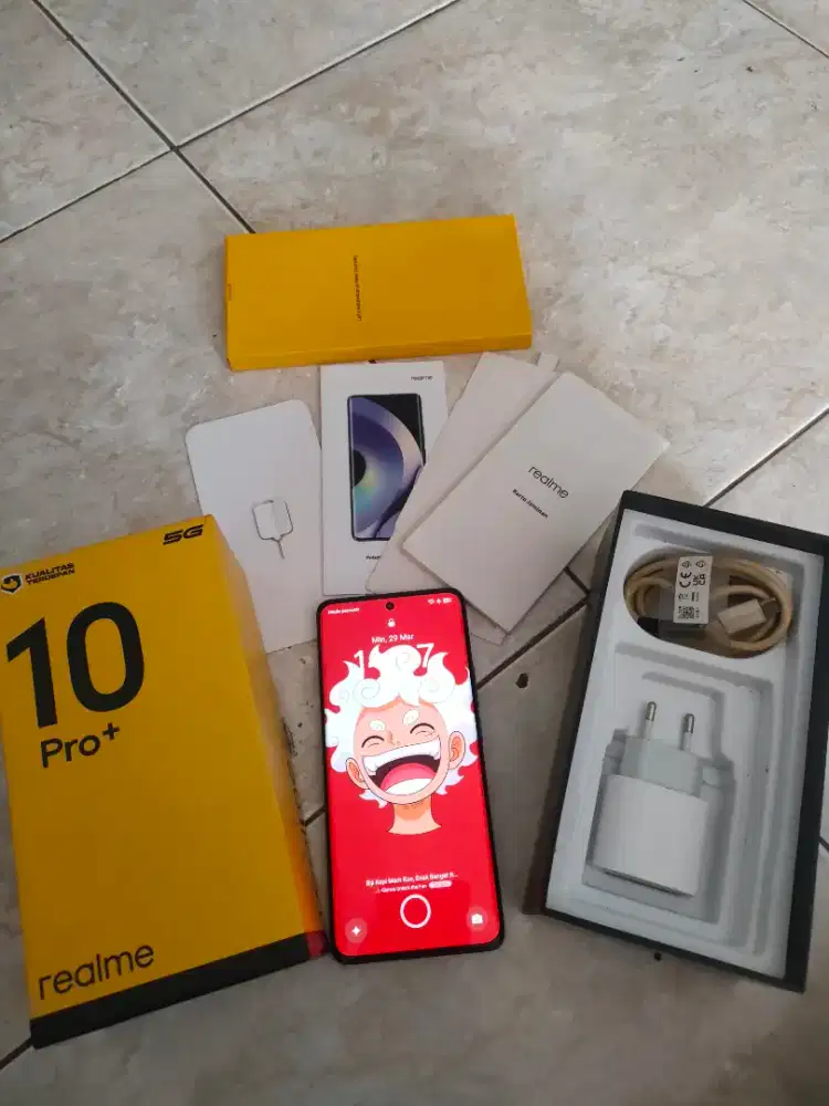 Realme 10 Pro Plus 5G 8/128 lengkap