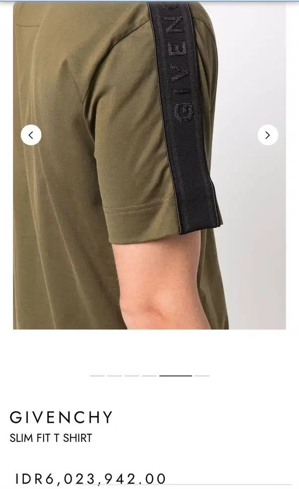 Kaos Givenchy Taped Side Logo