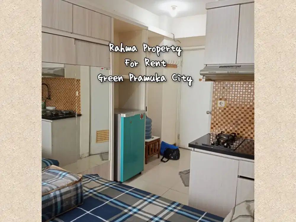 Sewa Studio Furnish per 3Bulan Free Ipl Green Pramuka City   Lt.Rendah