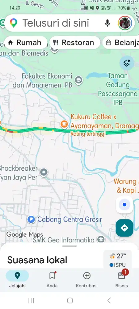 Tanah pekarangan Hook, 2 muka, 10 x 12 meter