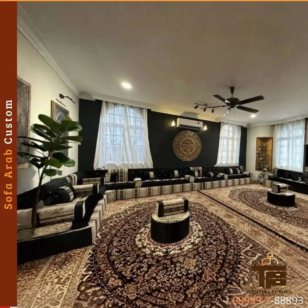 Sofa Arab Custom - Triloka Furnea Elegan Mewah Harga Terjangkau