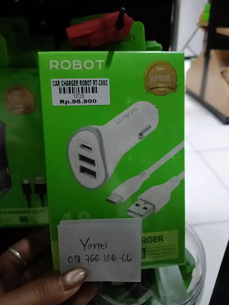 CAR CHARGER ROBOT RT-C08C | ATLANTIS DAHSYAT