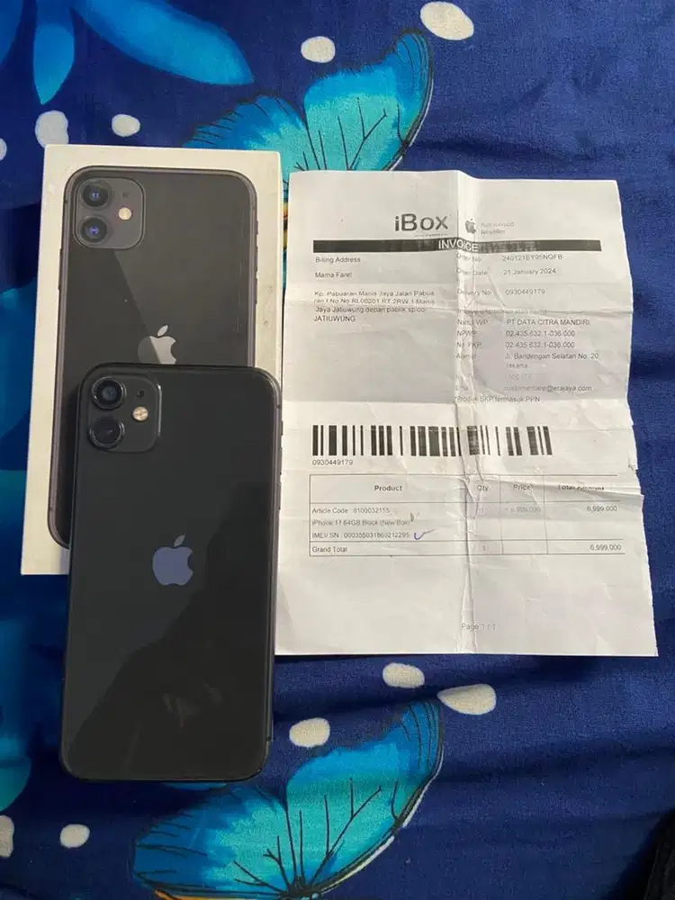 IPHONE 11 64GB RESMI IBOX FULL SIAP PAKAI