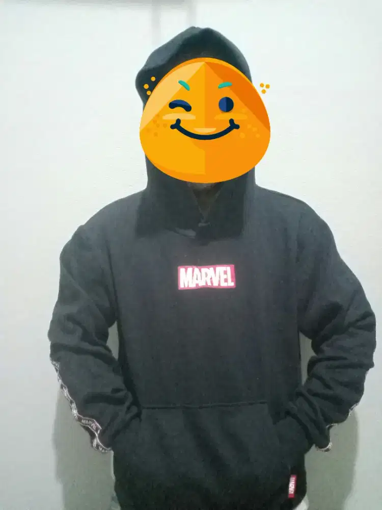 Jaket marvel spellout original