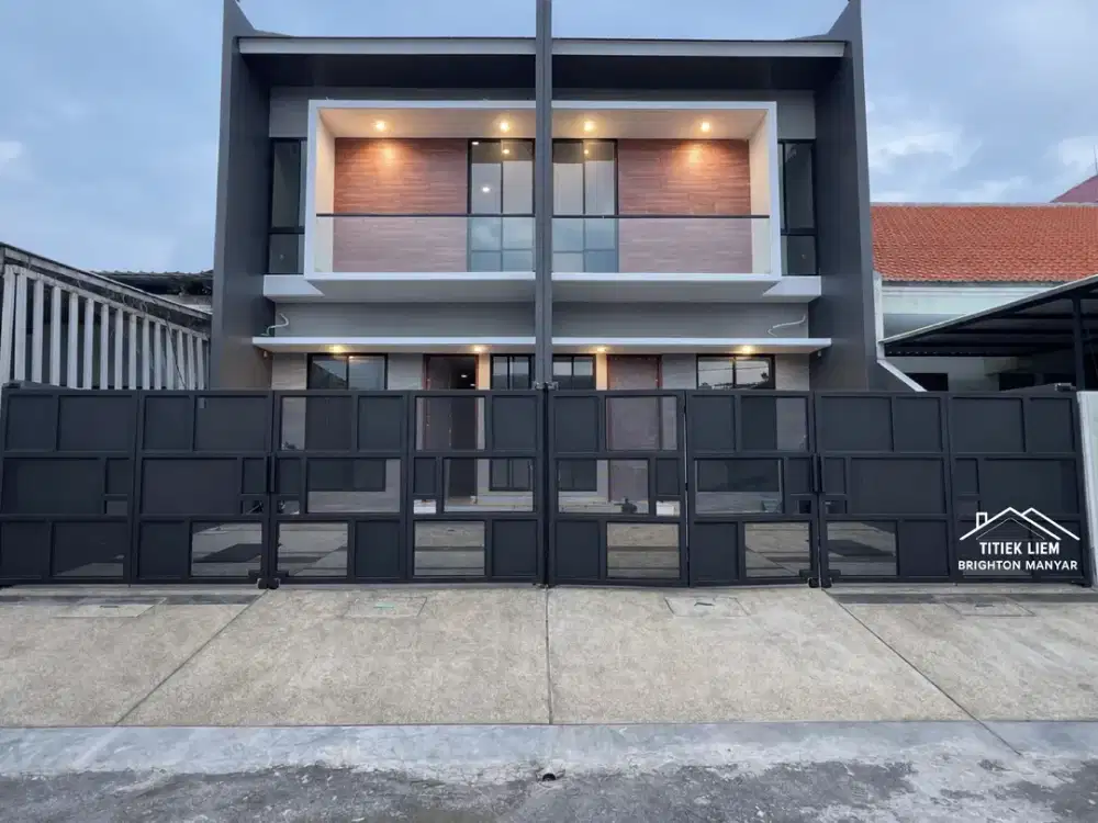 Rumah baru gres dkt Rungkut Merr Medokan Wiguna