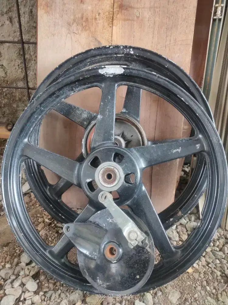 Velk Vixion Ori depan Belakang lengkap tromol