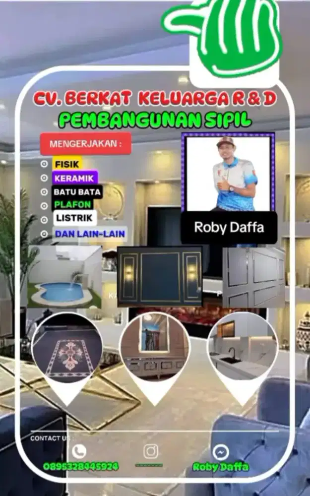 Menerima jasa pembangunan struktur, interior pl