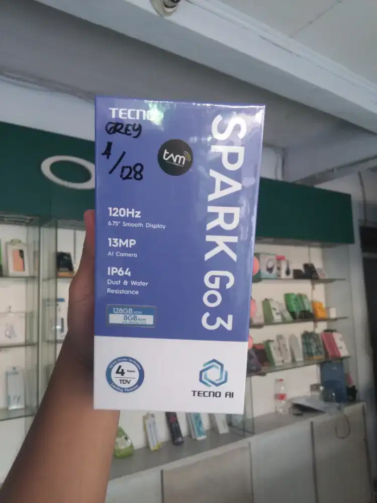 Tecno spark go 3 4/128 new