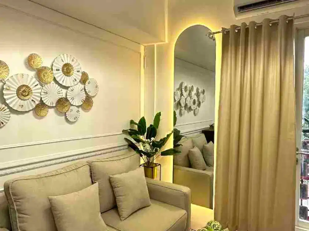 Dijual Apartemen 2 Bed Room Podomoro Golf View Furnished Bagus Mewah, Siap Huni, SHM, Bisa KPA