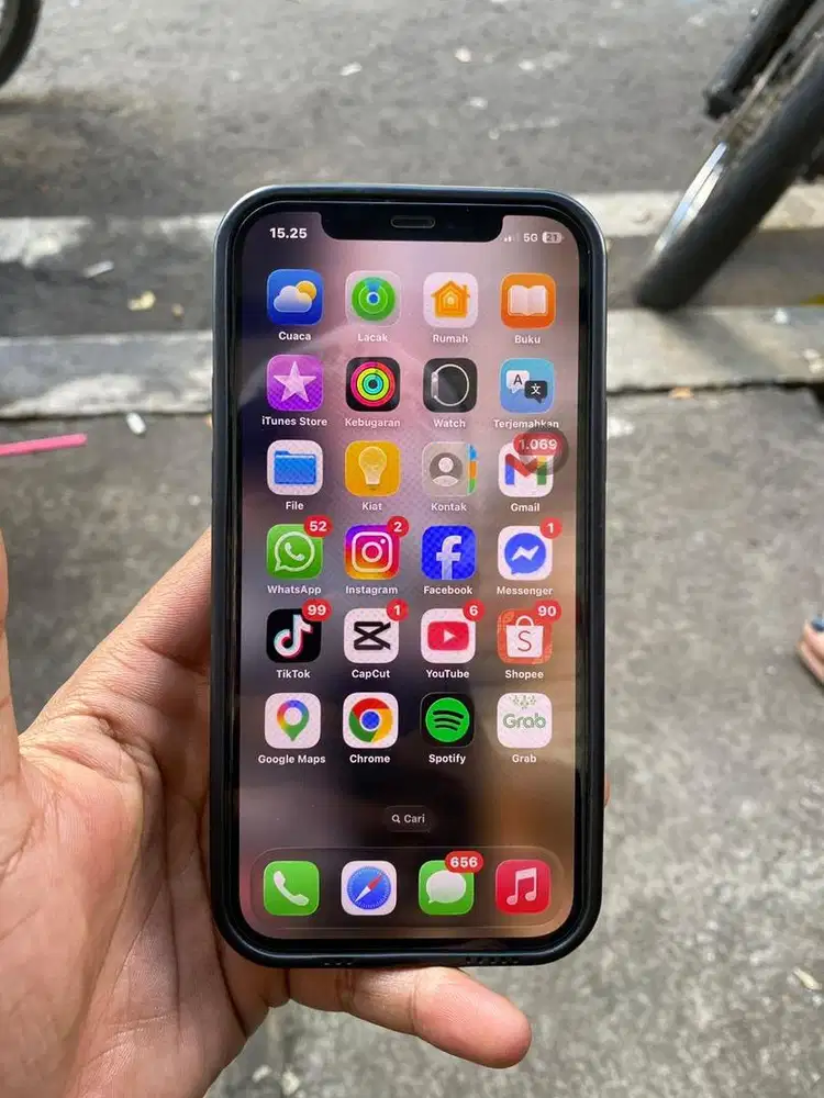 iphone 12pro 256gb fullset ori ibox mulus