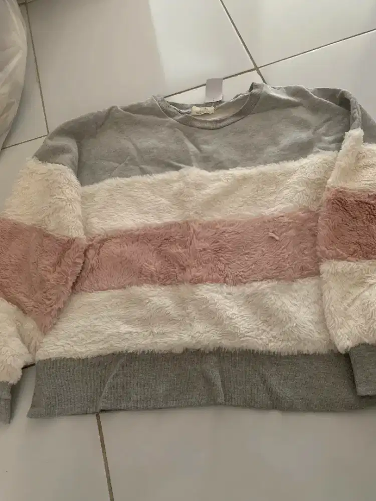 Sweater crewneck crop