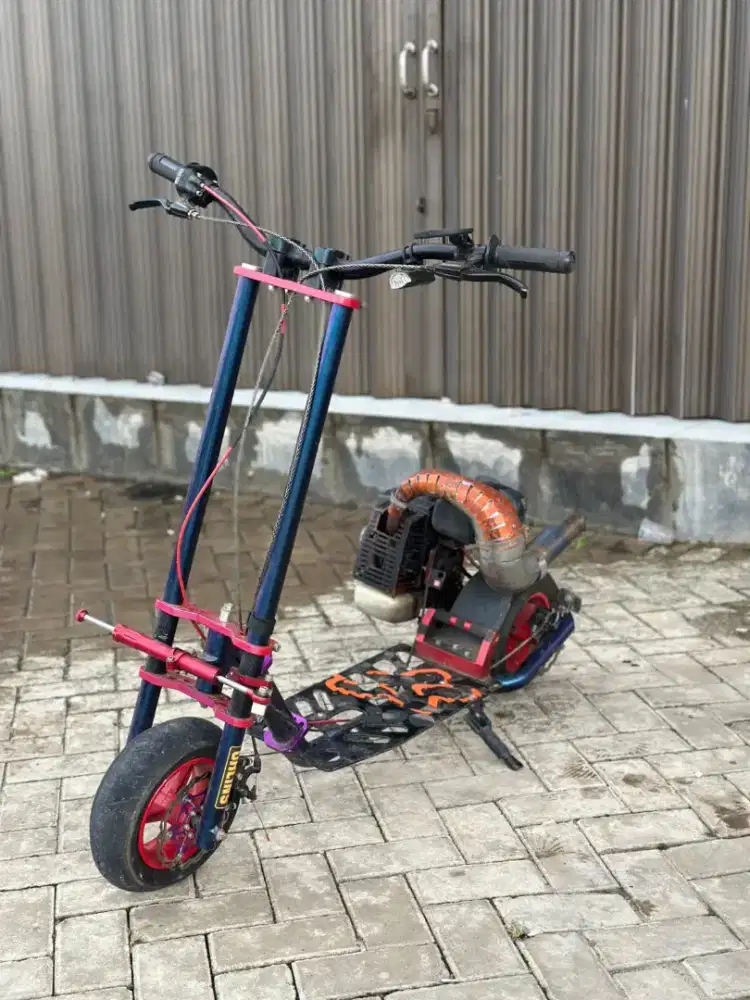 Goped 63cc 2tak matik asli pabrikan rangka paling bagus