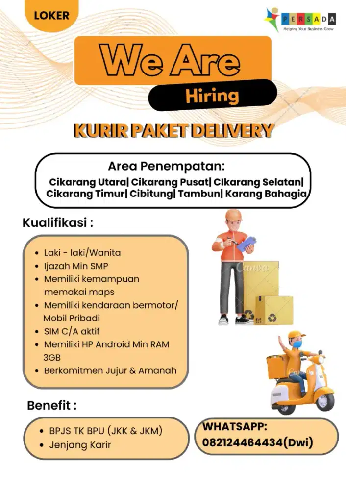 Kurir Expedisi SPX Driver & Rider