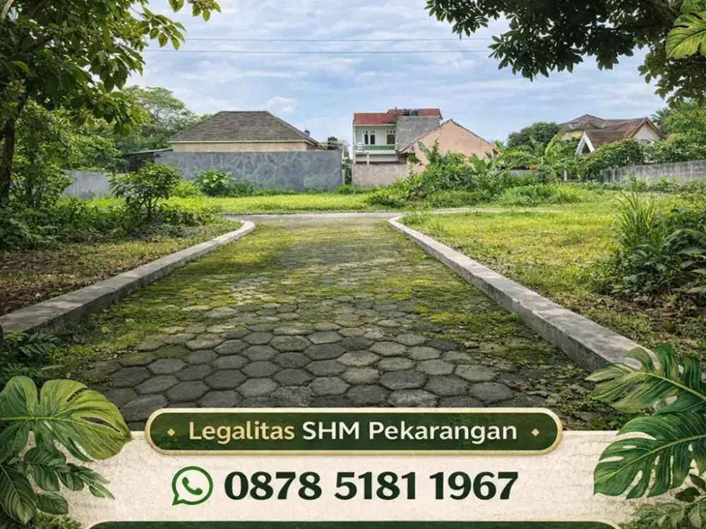 Tanah Pekarangan Jl. Palagan km 11, Lingkungan Perumahan & Pemukiman, udara sejuk asri lingkungan Nasionalis