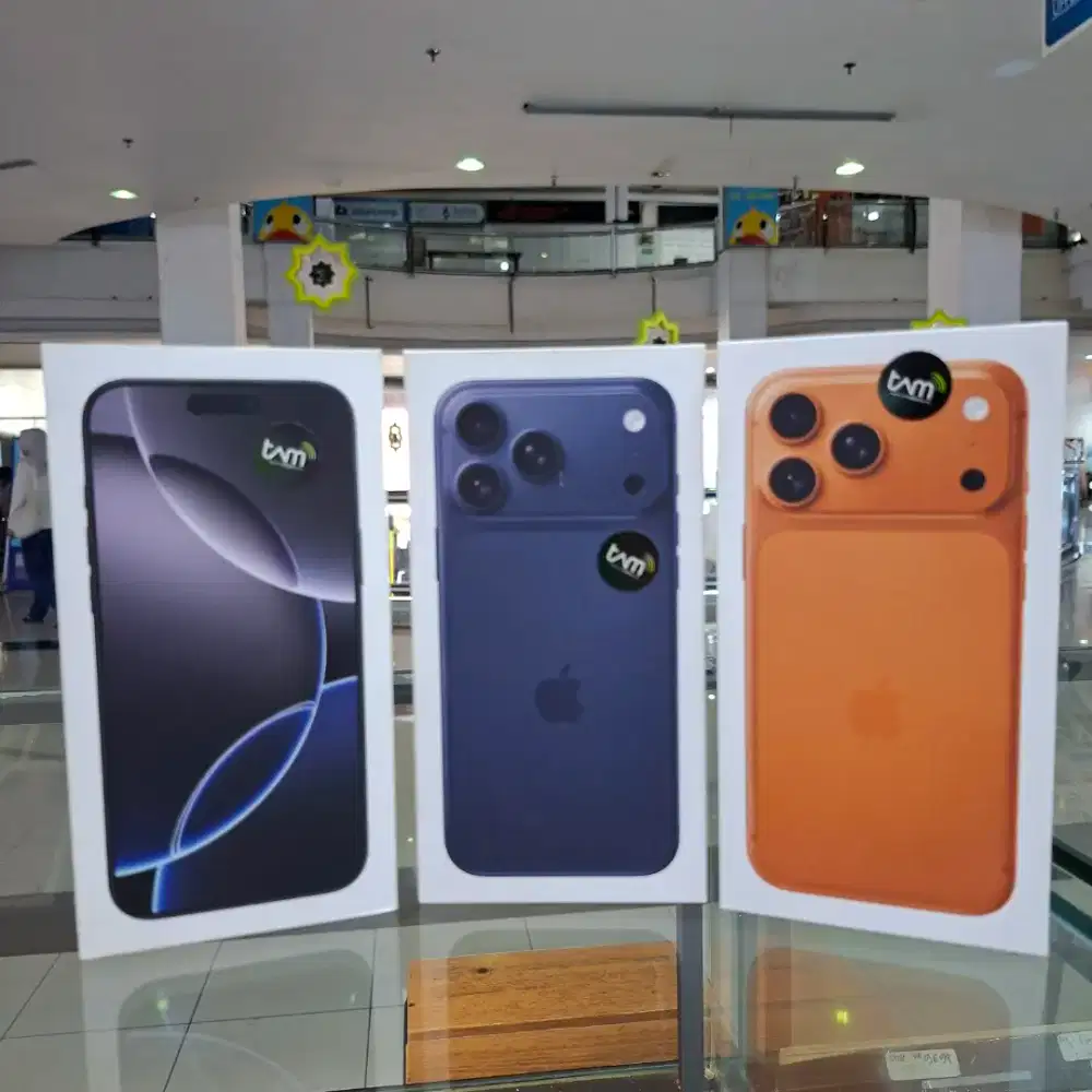 NEW IPHONE 17 PRO MAX RESMI IBOX BARU SEGEL ORI JOGJA