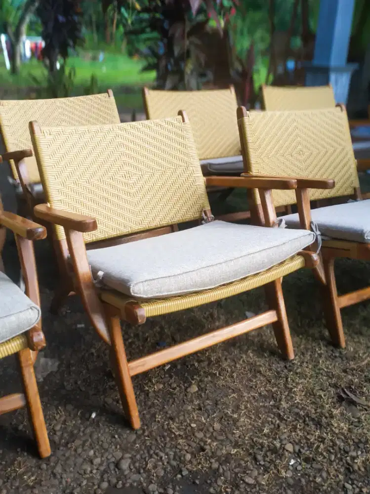 Premium Rattan Chair | Free Foam Cushion