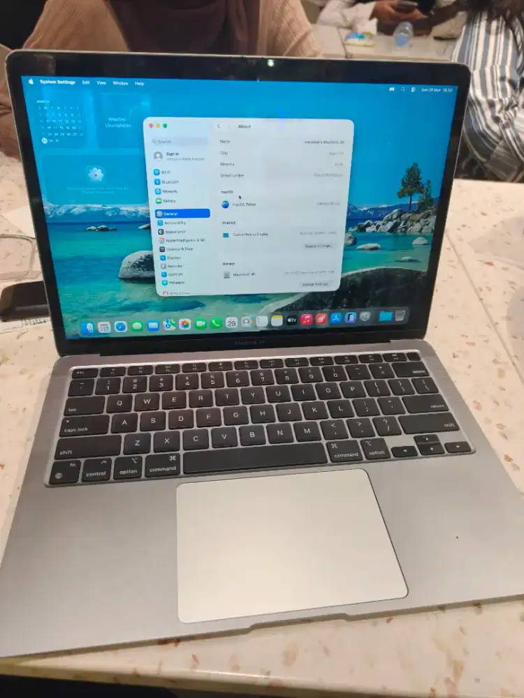 Macbook Air M1 256GB SSD RAM 8GB