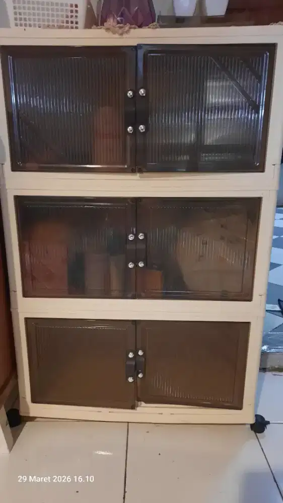 Lemari plastik 3 tingkat