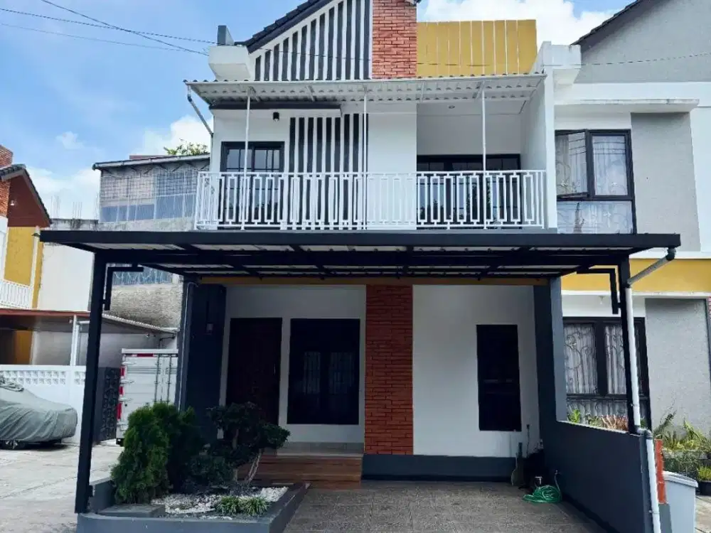 DIJUAL RUMAH ESTETIK DESAIN JAPANG DALAM CLUSTER DI CIHANJUANG GEGERKALONG CIMAHI BANDUNG UTARA