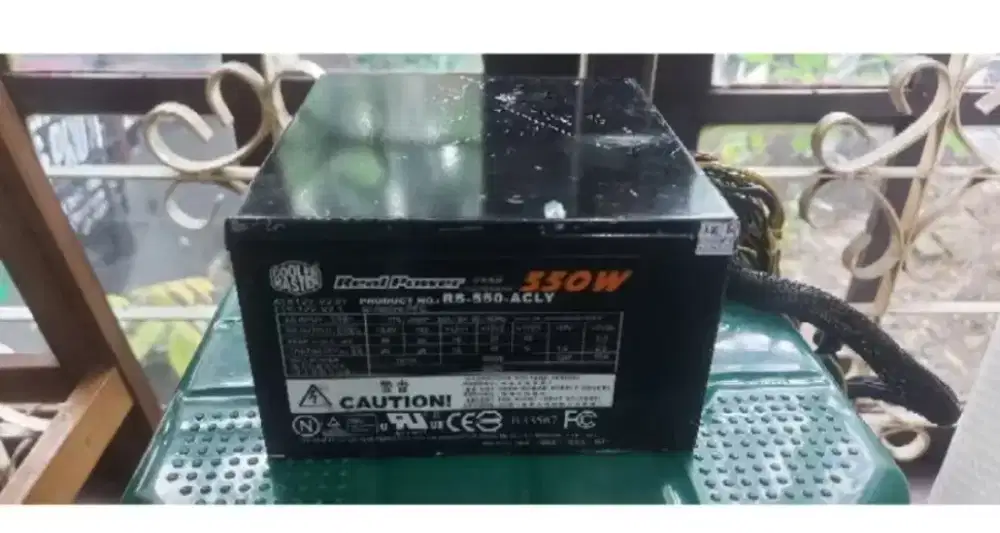 dijual psu gaming 550watt cooler master