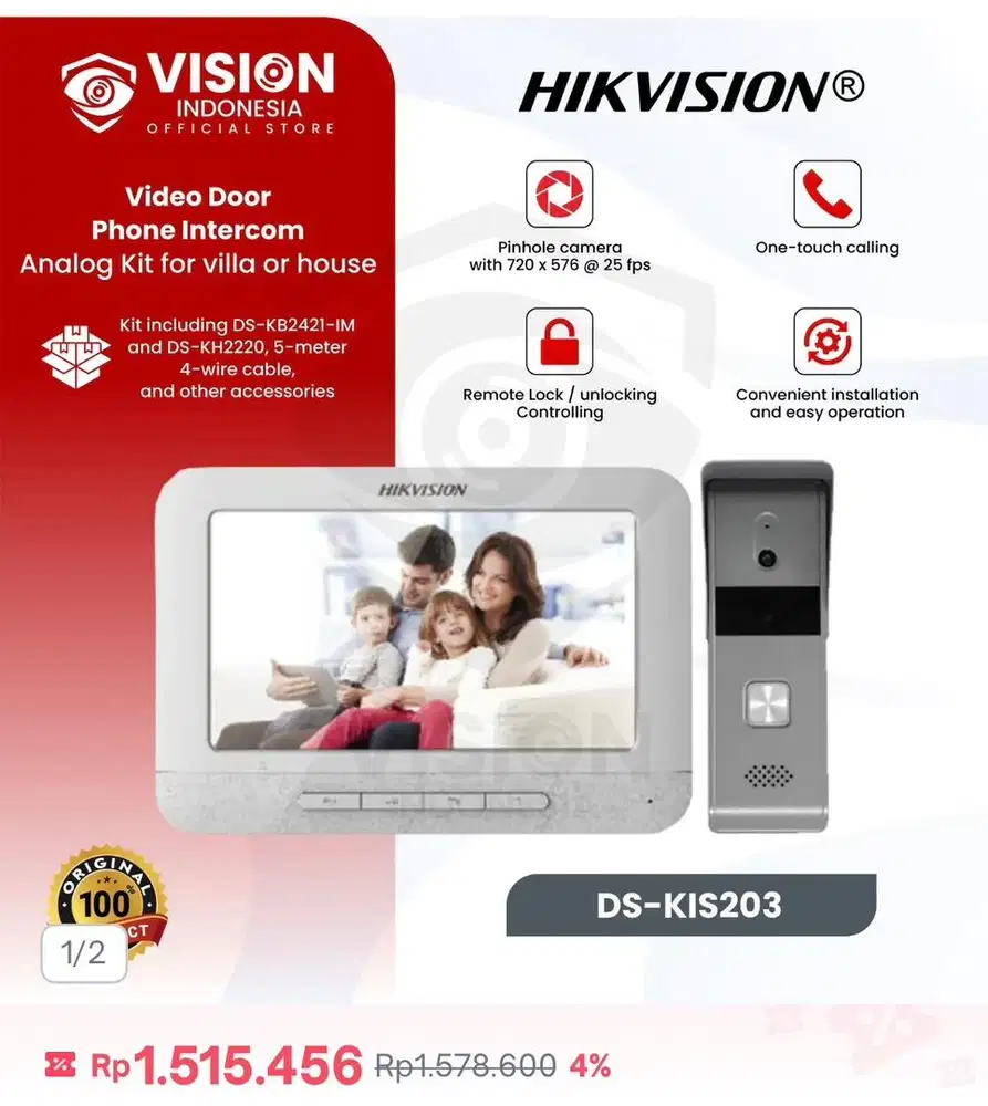 Bel rumah hiks vision