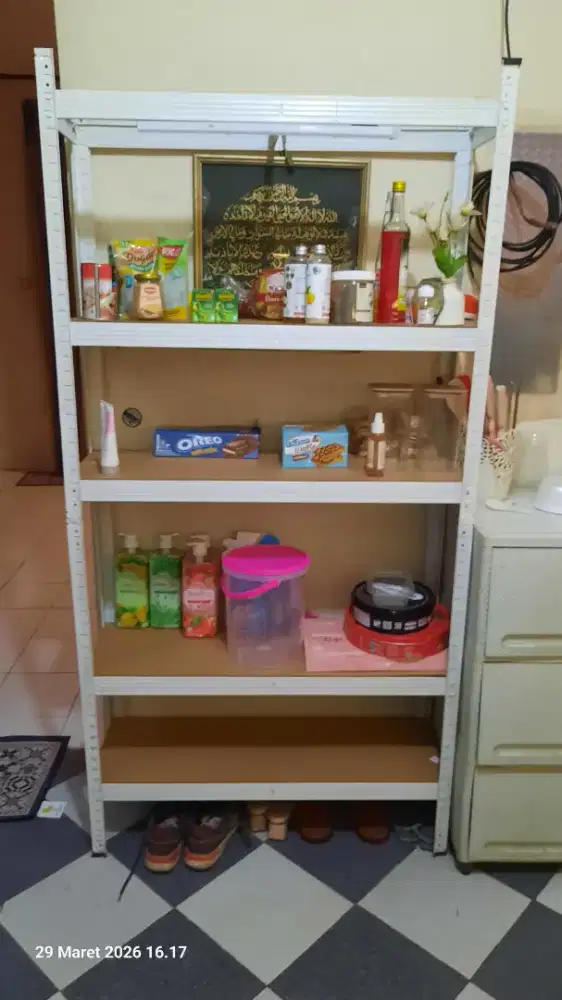 Rak aluminium 4 tingkat