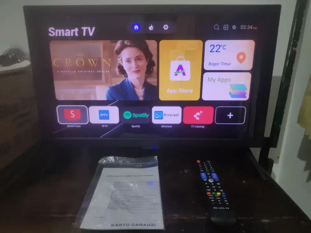 SMART TV Android 27 inch ANIMAX Playstore Netflix Hotspot