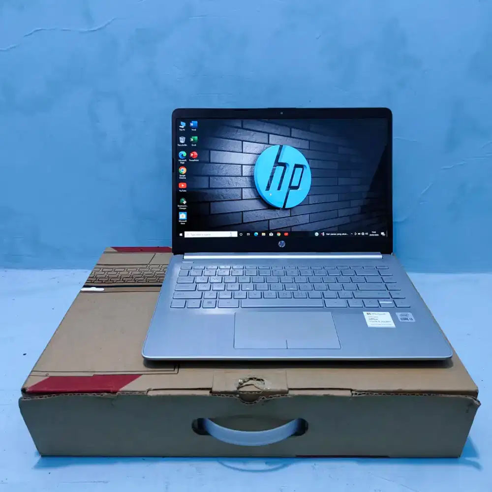 Laptop HP 14S Slim Core i3 Gen 10 Ram 8GB Siap pakai Win 10 Pro [