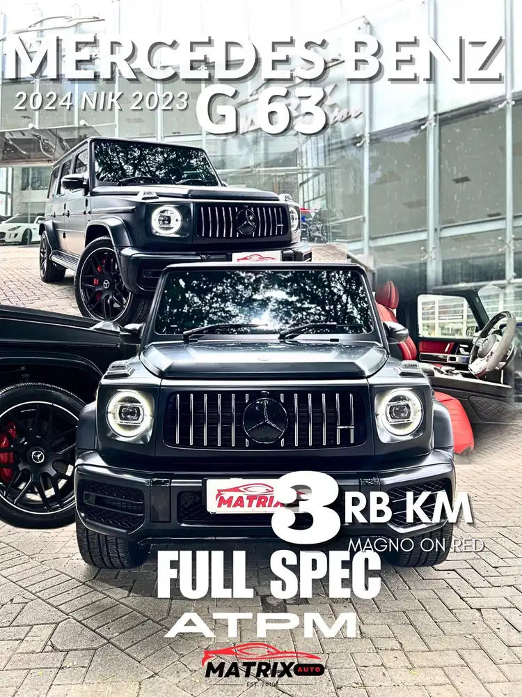 Mercedes Benz G63 AMG 2023 ATPM FULL SPEC! G63! MERCY G63 !