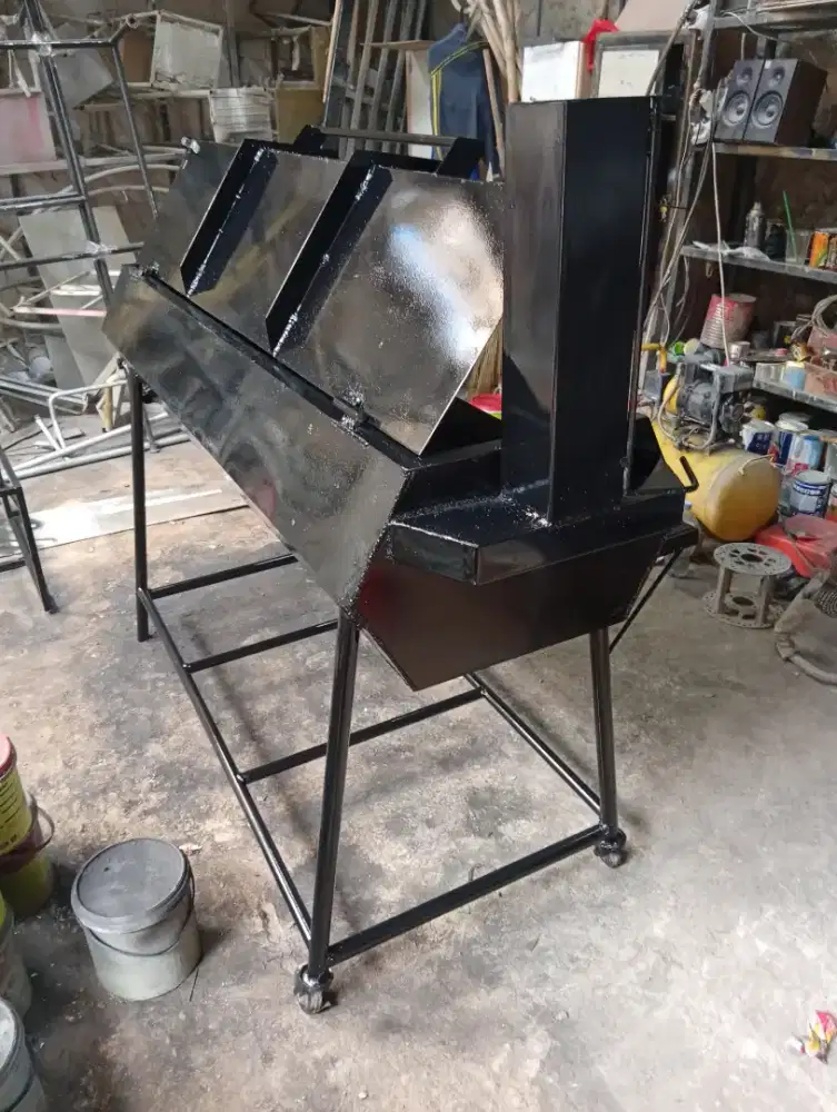 Smoker BBQ alat pengasapan daging BBQ ikan ayam